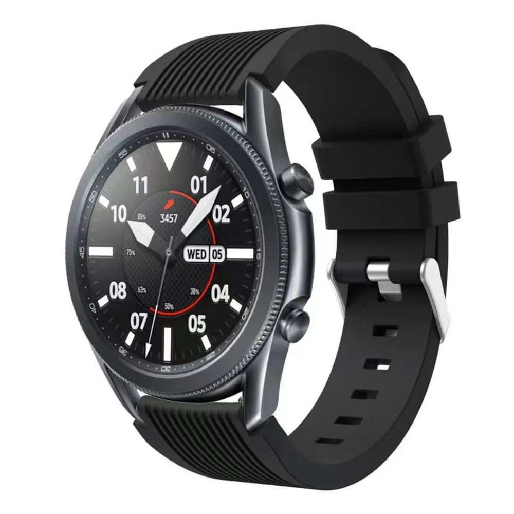 22mm Silicone Bands for Samsung Galaxy Watch 45mm/Gear S3  Classic/Frontier/Huawei Watch GT Pro 46mm Amazfit GTR/Pace Strap  AliExpress 1511