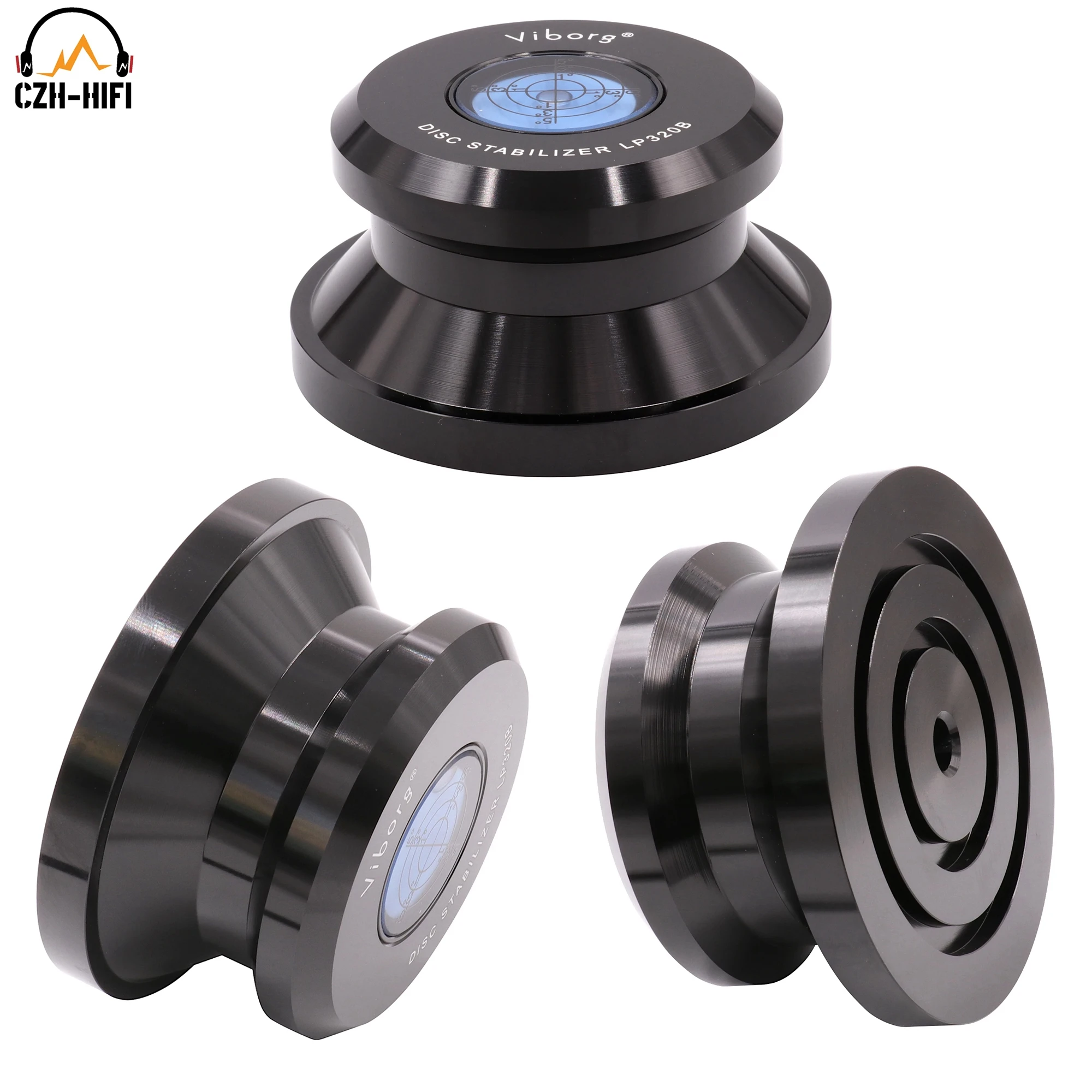 Viborg - 3 in 1 plate clamp for record player and disc stabilizer