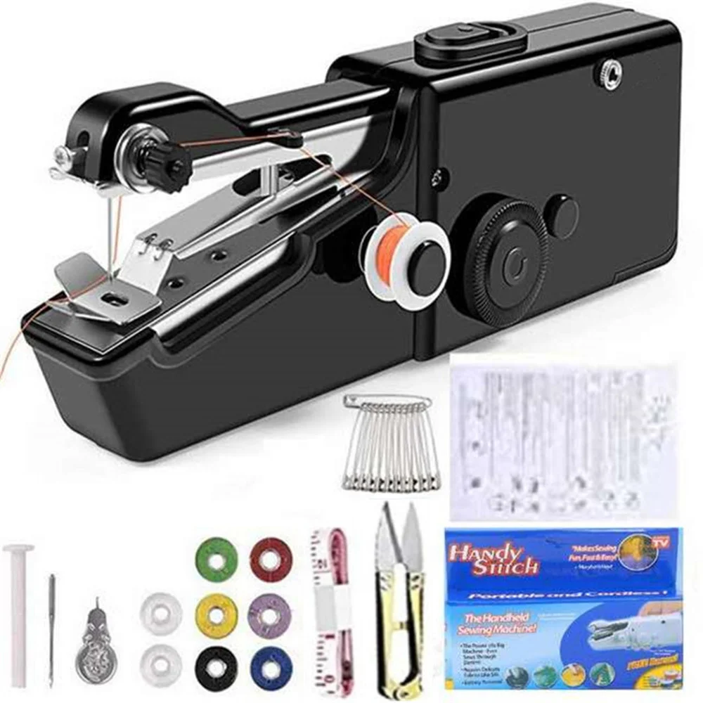 Handheld Mini Sewing Machine Mini Electric Sewing Machine New Plus Accessories Sewing Machine Set 5