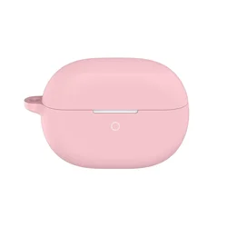 Silicone Protective Sleeve for Wireless Earphones with Hook (Pink)