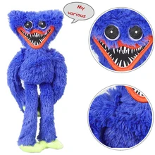 

40cm Huggy Wuggy Stuffed Plush Toy Poppy Playtime Game Horror Doll Scary Soft Peluche Toys For Children Boys Birthday Gift