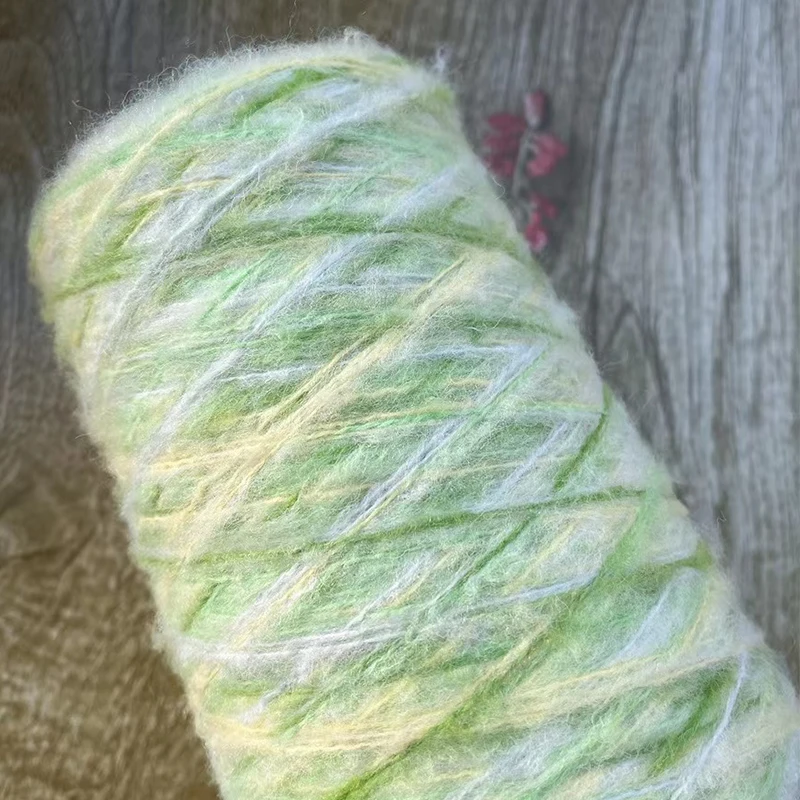 250g Medium thickness Space dye Mohair yarn Spray yarn Hand knitting Wool Yarn for knitting Sewing scarf knit sweater yarn ZL59 3