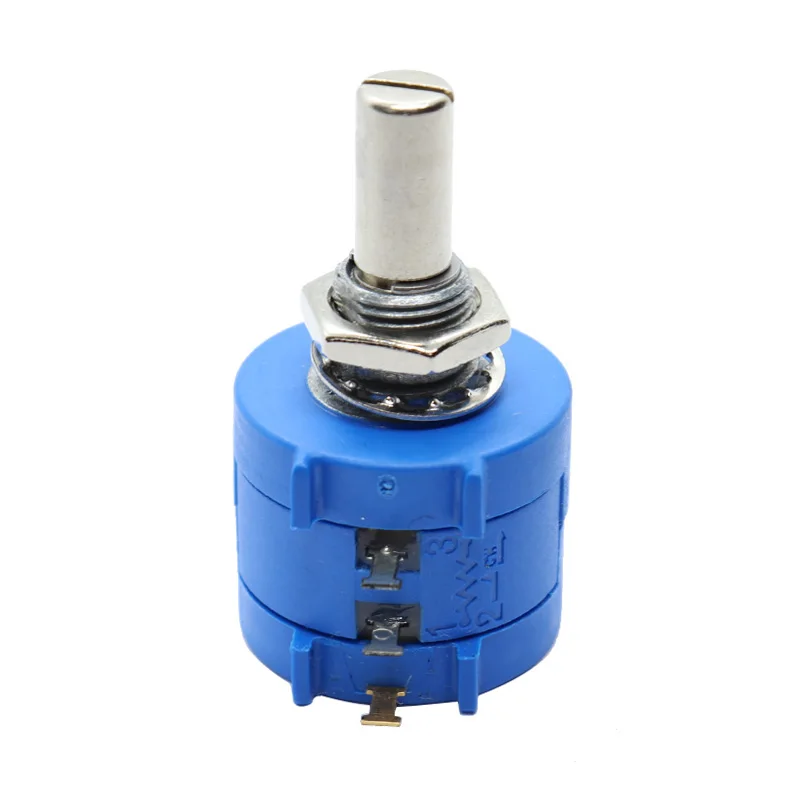 10K Multiturn Adjustable Potentiometer kit Wirewound Resistor 2W 3590S-2-103L 500 1K 2K 5K 20K 50K 100K ohm + knob cap adjustable resistor,multiturn potentiometer,potentiometer knobs,potentiometer kit