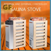 3KW/3.6KW Sauna Heater 220V Sauna Steam Generator Home Use Heating Furnace Room Dry Equipment Internal Control External Stove 1