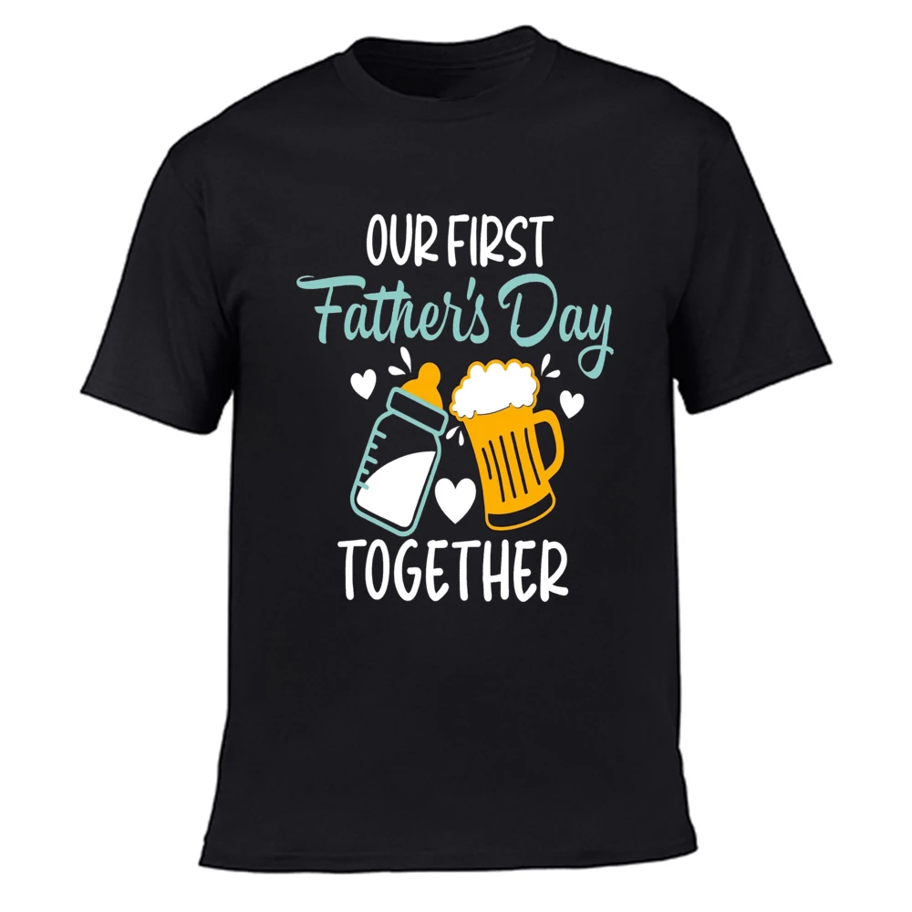 Our First Father's Day Daddy Baby Family Matching Clothes Tops Dad Boys Girls Holiday Party Outfit Papa T-shirt Baby Bodysuits 5