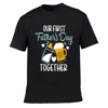 Our First Father's Day Daddy Baby Family Matching Clothes Tops Dad Boys Girls Holiday Party Outfit Papa T-shirt Baby Bodysuits 5