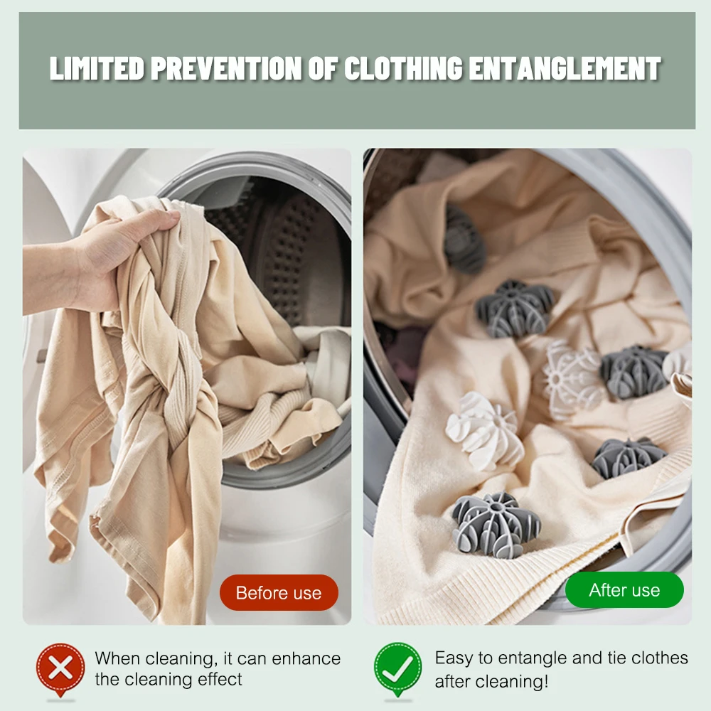Silicone Laundry Balls for Clothes Stain Removal Anti-tangle Hair Removal Catcher Cleaning Tool laundry ball pet hair remover laundry hair catcher