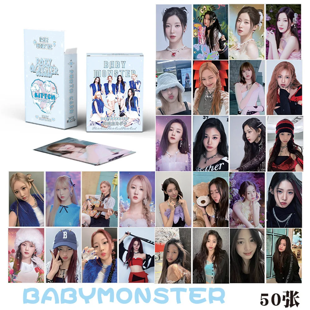 Kpop Babymonster Album Di Carte Fotografiche Lomo Card Ahyeon Rora Asa Ruka Haram Cartolina Per La Carta Di Raccolta Dei Fan