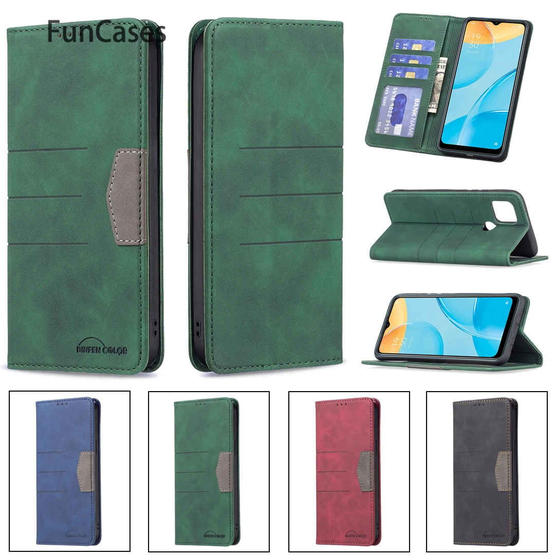 

Деловые Чехлы для estojo OPPO F19 Pro, чехол для телефона с магнитной застежкой, флип-чехол для Movil OPPO capinha A16S F19 4G A15 Pro Plus A16 Cell