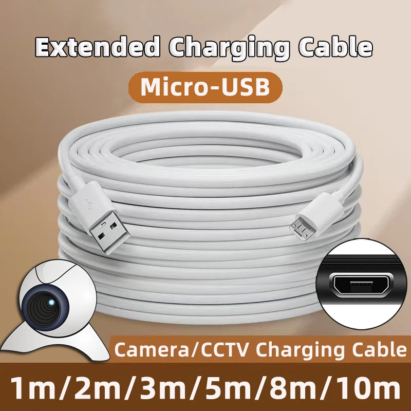 Universal Extra-Long Micro USB & Type C Extension Data Cable