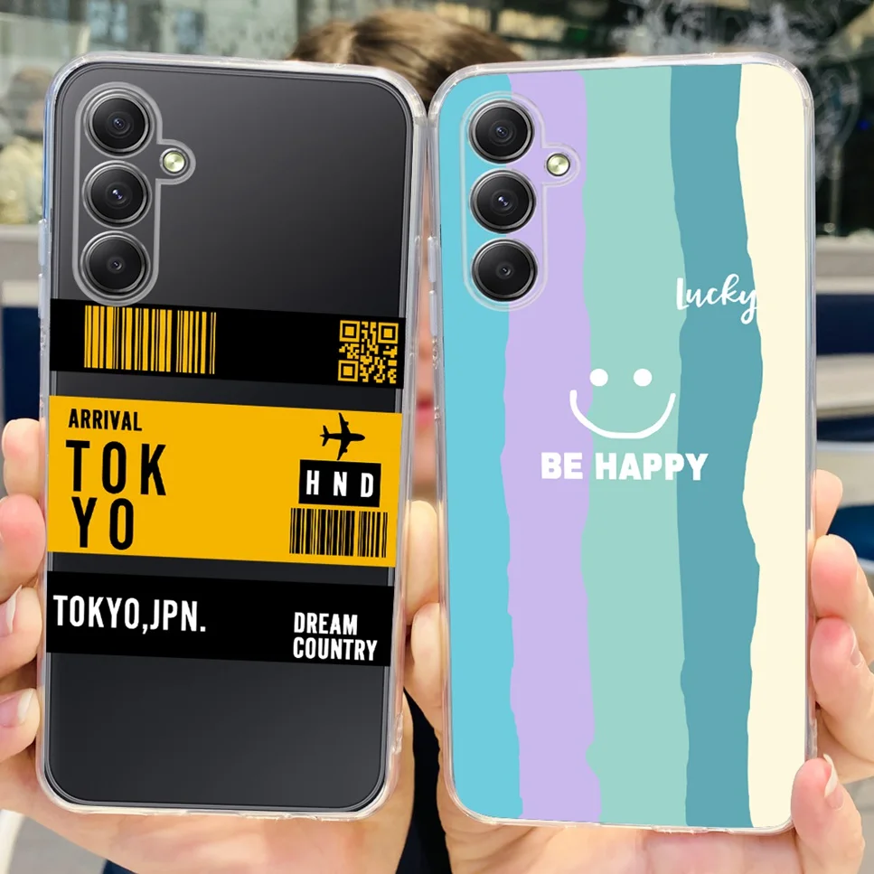 Clear Silicone Cute Cat Shockproof TPU Bumper Case - Fashionable & Durable Back Cover