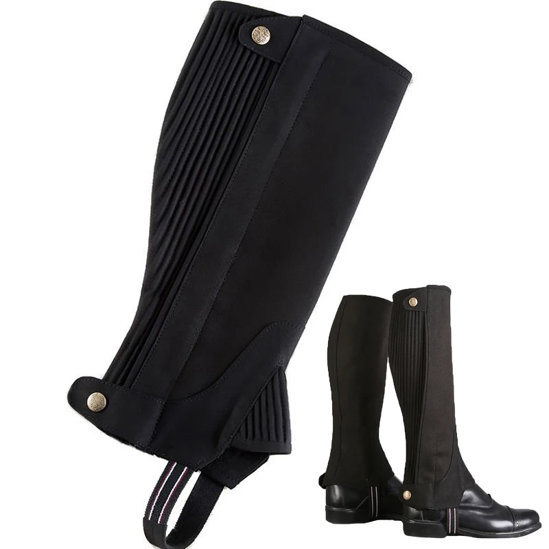 Faux Leather Riding Gaiters 1