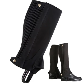 Faux Leather Riding Gaiters 1