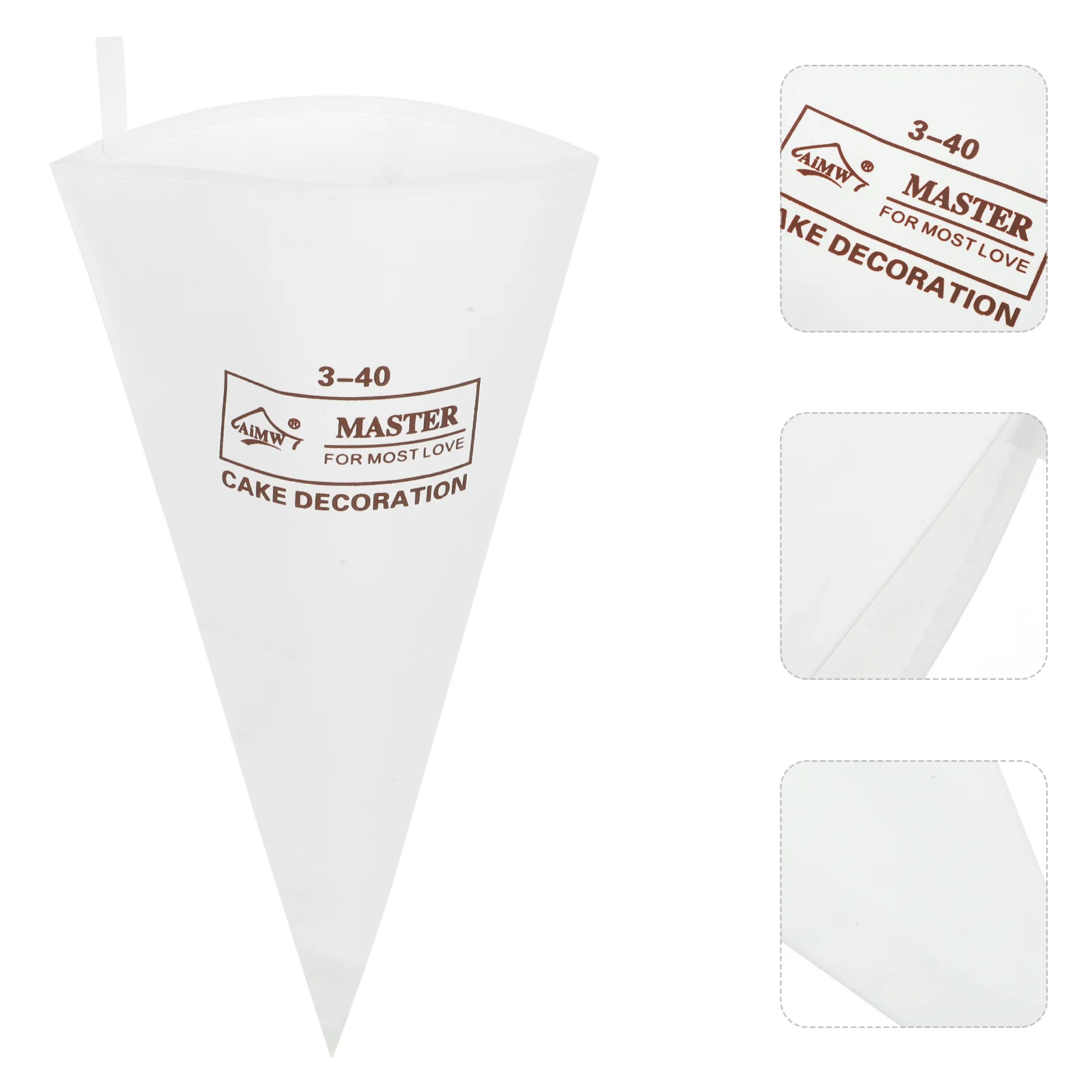 

Ornament Bagsative Cloth Cotton Canvas Piping Bag Reusable Pouch for Coffee Shop Cake Icing Cookie Ornament Bagsating Ornament