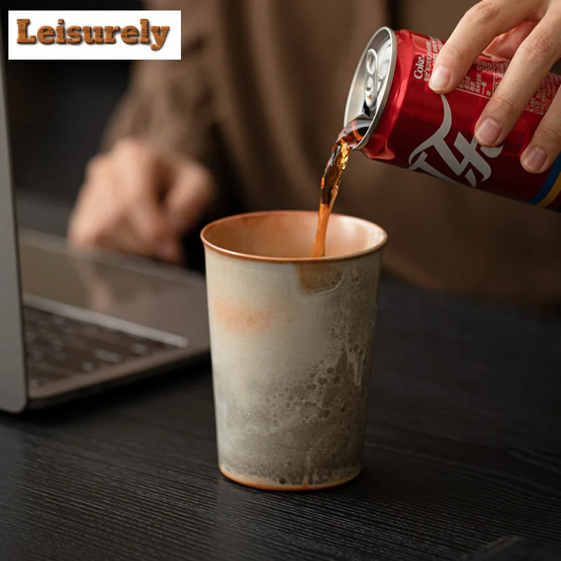 280ml Large Capacity Cola Mug Beverage Bottle Personal Mug Bubble Teacup Cold Hot Water Jug Office Water Cup For Tea Drinkware