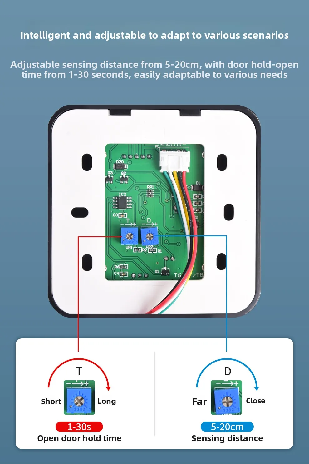 stainless steel access control switch infrared induction door button automatic r