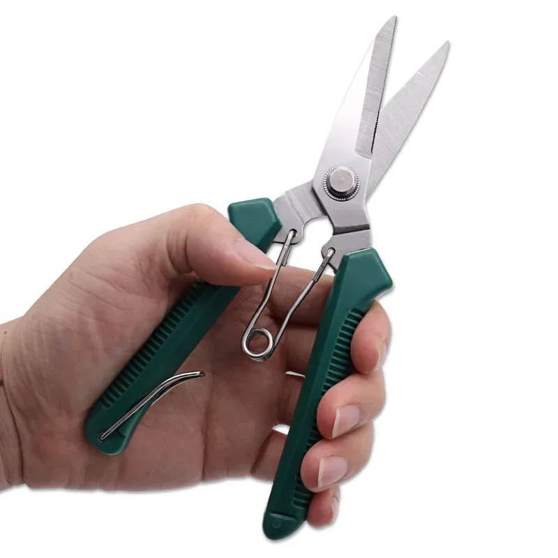 190mm Pruning Shears Garden Scissors Non-slip Handle For Bonsai Garden
