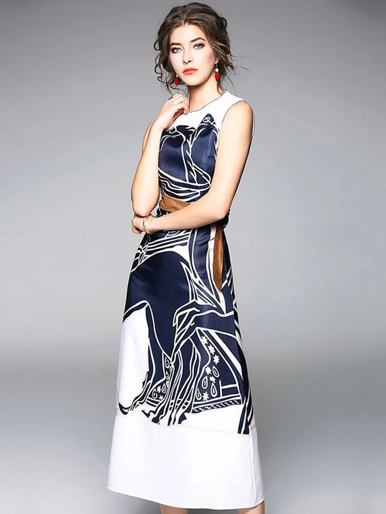 2022 Brand Designer Summer Dress Women 
