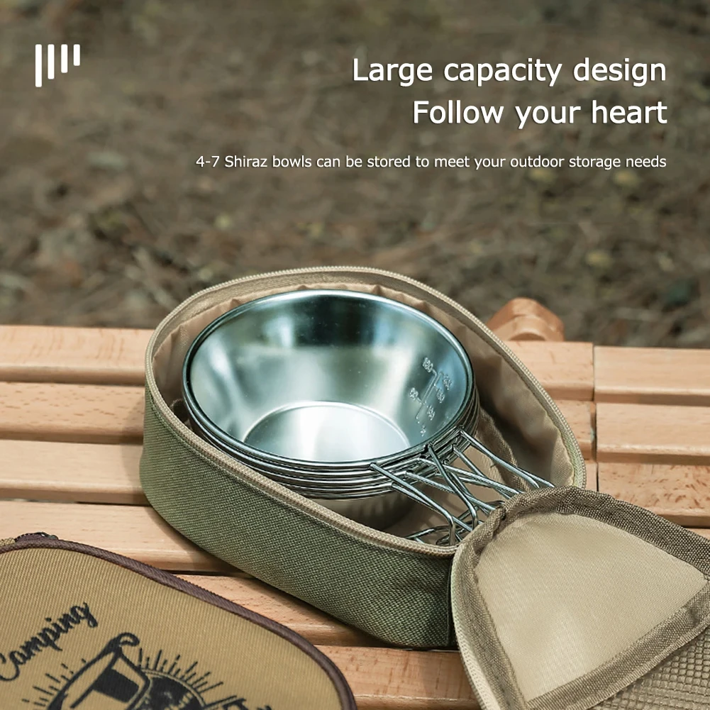 Camping Storage Bag 600D Oxford Tableware Dish Container Sierra Bowl Organizer BBQ Travel Cookware Camp Bag Picnic Supplies storage bag camping storage bag camping cookware bag