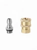 High Pressure Washer 1/4 Quick Connector Water Gun Nozzle Union Quick Plug Foam Kettle Changeover Quick Connect Accessories 1