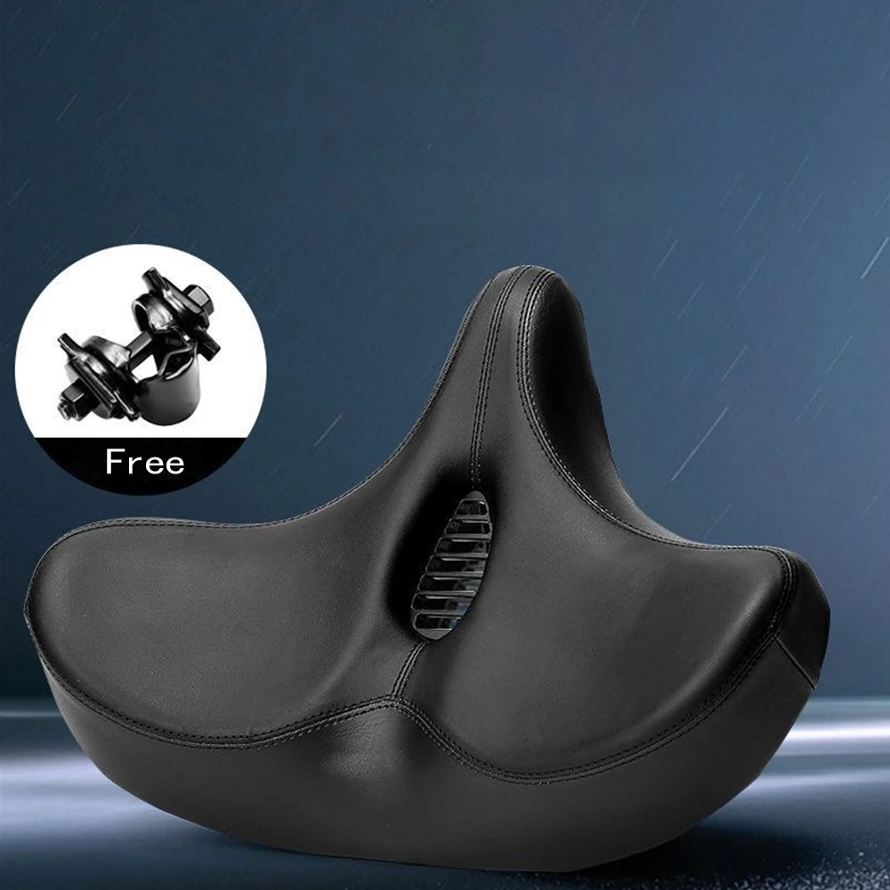 

Extra Wide MTB Bicycle Saddle Comfortable Thick Foam Shock Absorbtion Commuter Bike Seat eBike Cycling Cushion