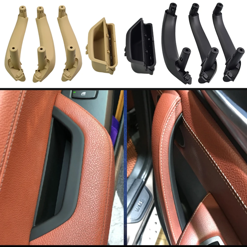 

Car Accessories Interior Door Armrest Pull Handle Cover Full Set Assembly For BMW X3 X4 F25 F26 2010-2017 left Right Front Rear