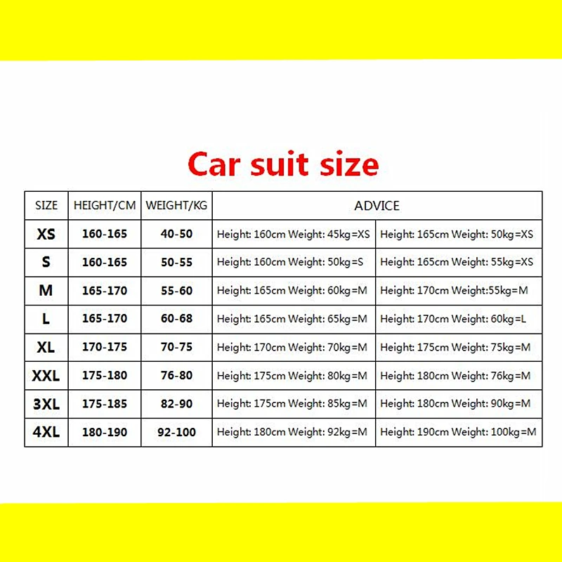 Auto Flame Retardant Suit Gloves F1 Car Racing Karting Venue Coveralls ATV UTV Motorcycle Racer Suit