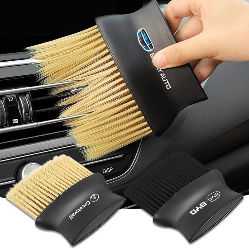 Car Interior Cleaning Tool Car Crevice Dust Removal Soft Brushes for