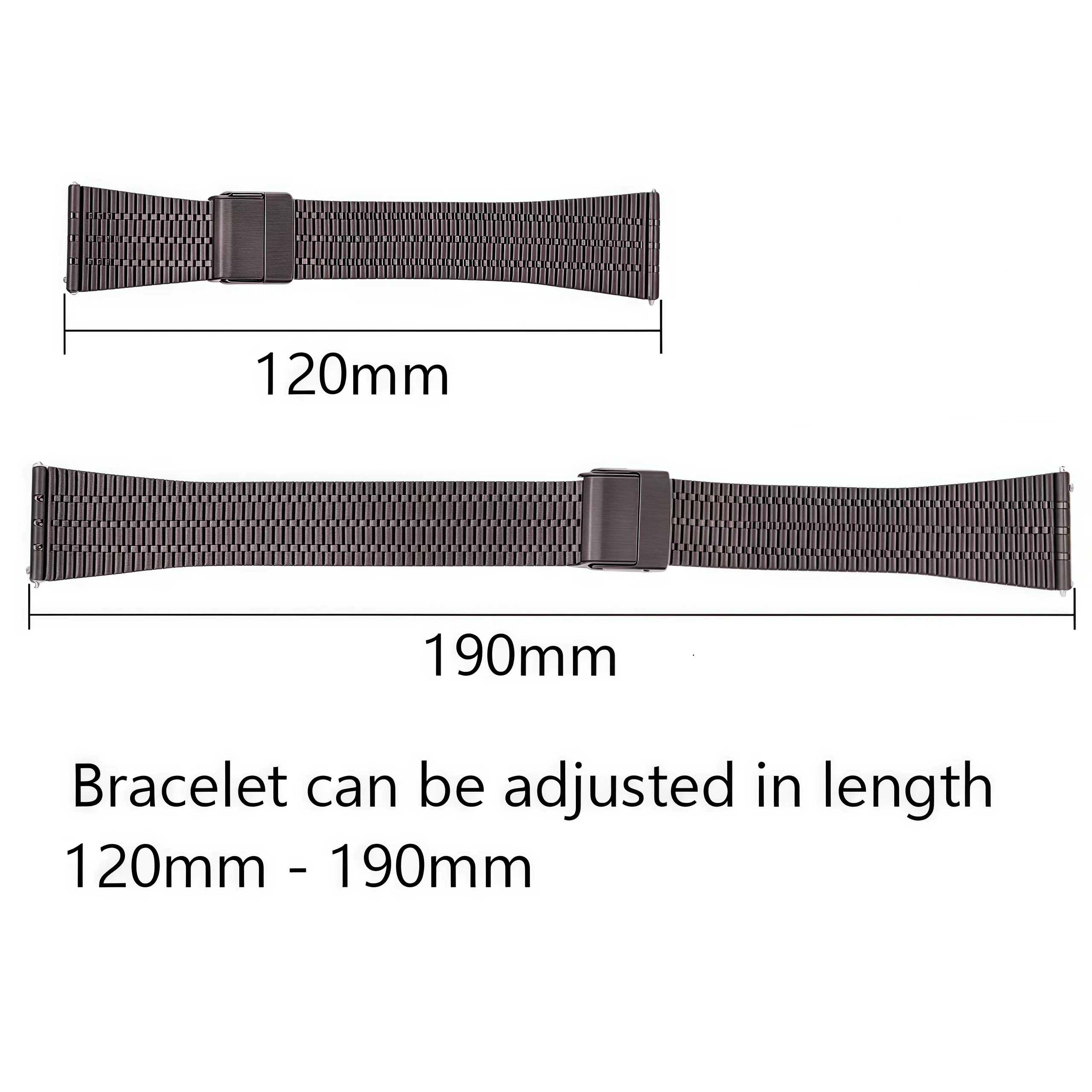 Elegant Stainless Steel Watch Strap - Breathable Quick Release Bracelet