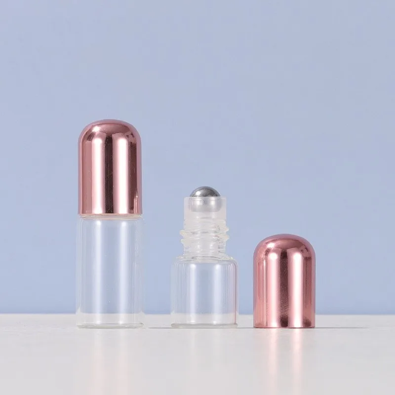 1-10ML Ball Perfume Dispenser Bottle High Grade Portable Essential Oil Glass Bead Bottles Refillable Small Sample Container 6