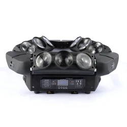Large Size Spider Mobile Lighting 9pcs*12w LED Triangle Spider Moving Head Light Beam Dj Light For Disco Club Event