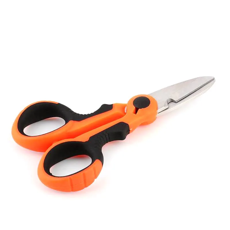 

New Stainless Steel Fishing Scissor Household Shears Tools Electrician Portable Scissors Plier Cut Carp Fishing Accessories Tool