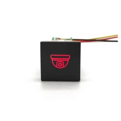 Enhanced Car LED Light with Radar Battery Switch Button (Security camera)