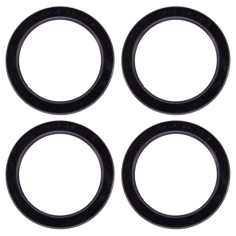 

4X USH 40Mm X 50Mm X 6Mm Hydraulic Cylinder Rubber Oil Seal Ring