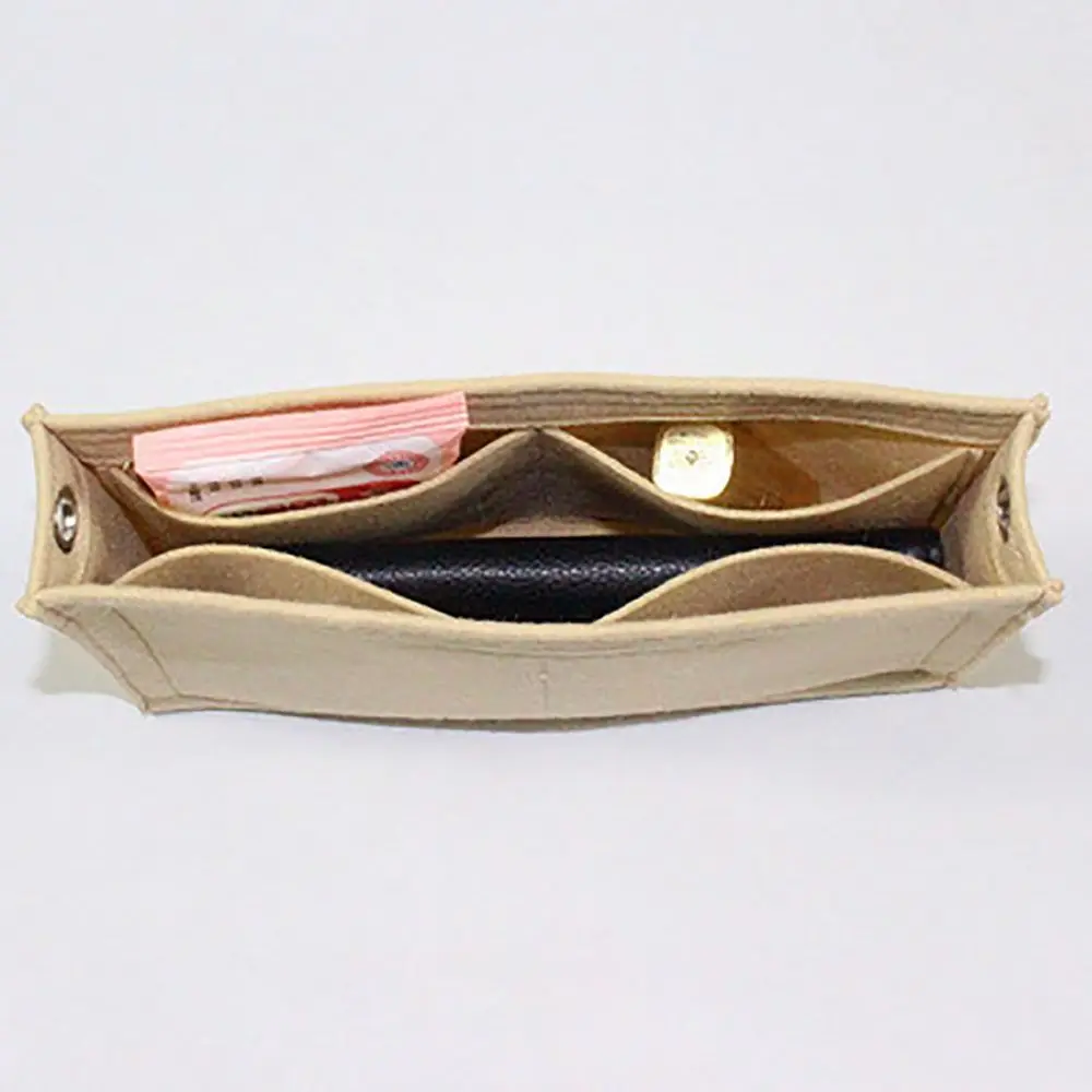 Durable Felt Felt Insert Bag Storage Bag Support Internal Bag Portable Organization Inner Lining Bag