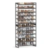 SONGMICS Shoe Rack, 12-Tier Shoe Organizer, Metal Shoe Storage for Garage, Entryway, Set of 2 6-Tier Stackable Shoe Shelf 1