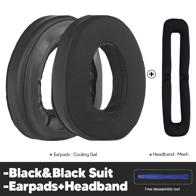 Premium Replacement Memory Foam Ear Pads for Headphones - Enhanced Comfort Ear Cushion Cover