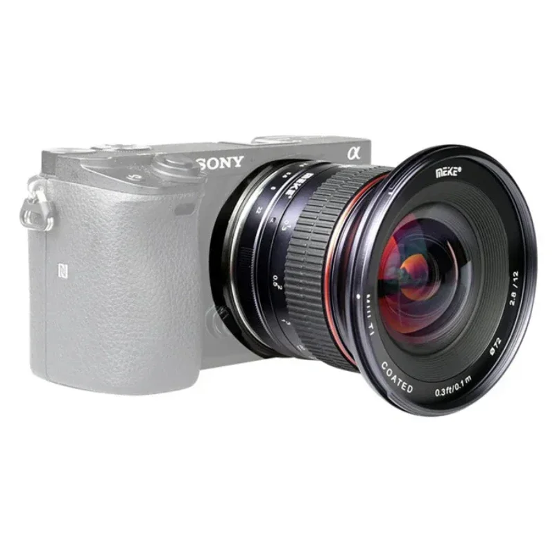 메이케 MK-12mm F2.8 수동 고정 초점 초광각 미러리스 카메라 렌즈 캐논 니콘 후지 호환