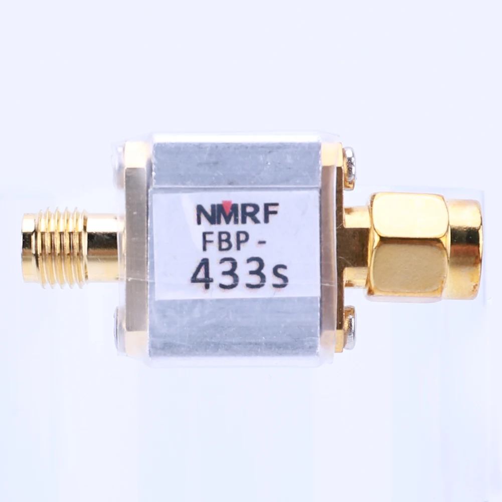FBP-433s 원격 제어 대역 통과 필터, SMA M F 인터페이스, 433MHz 대역 통과 필터, 대역폭 20MHz, 노이즈 감소 대역 통과 필터