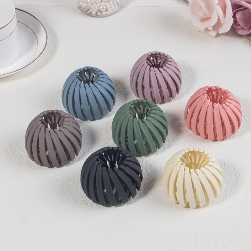 1pc/4pcs/7pcs Mode Vogelnest Haar Clips für Frauen Matte Haar Klaue Clips Pferdeschwanz haar Zubehör für Frauen Mädchen