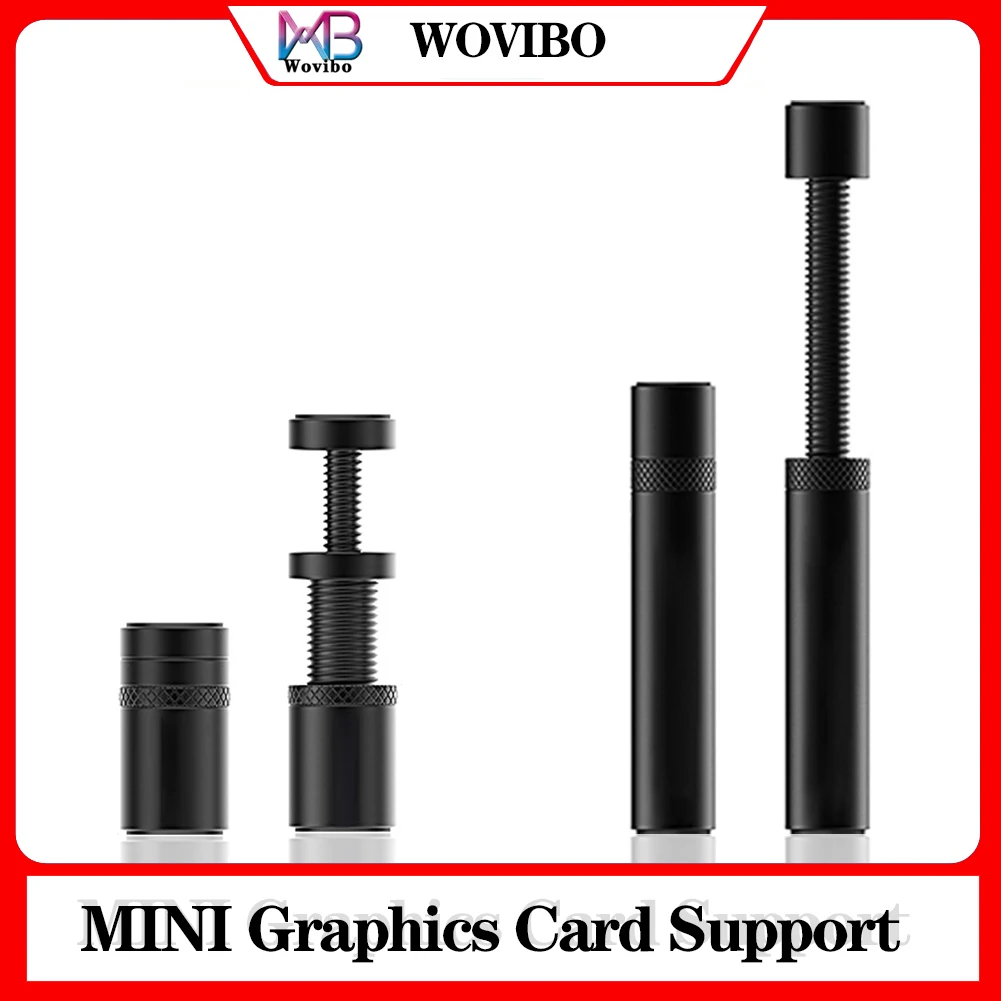 Wovibo-suporte de Placa Gráfica Ajustável Suporte Gpu Placa de Vídeo Sag Suporte Jack Suporte Magnético para Computador