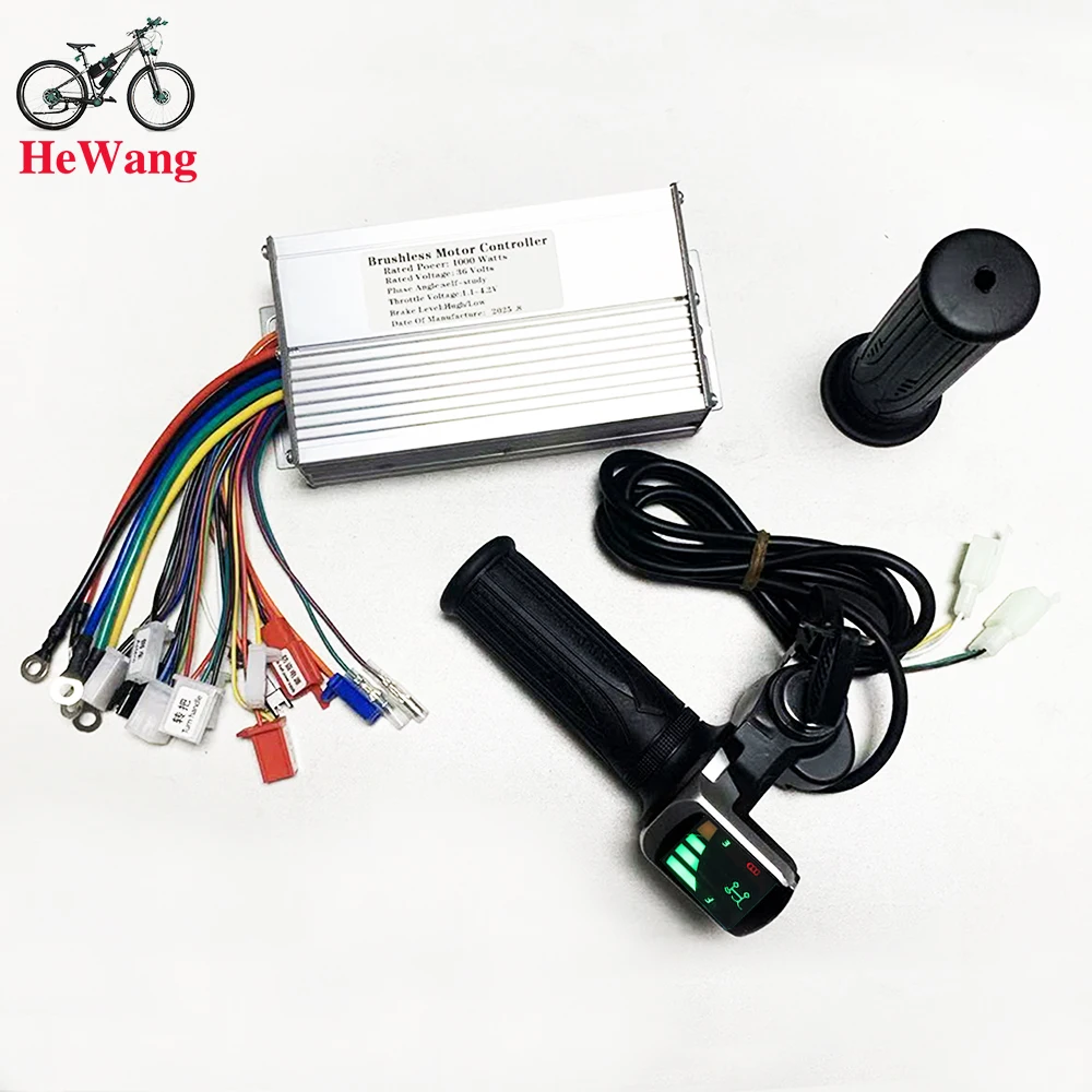 36V 1000W 30A Electric Bicycle  Brushless  Motor Controller with Lock LED Displa