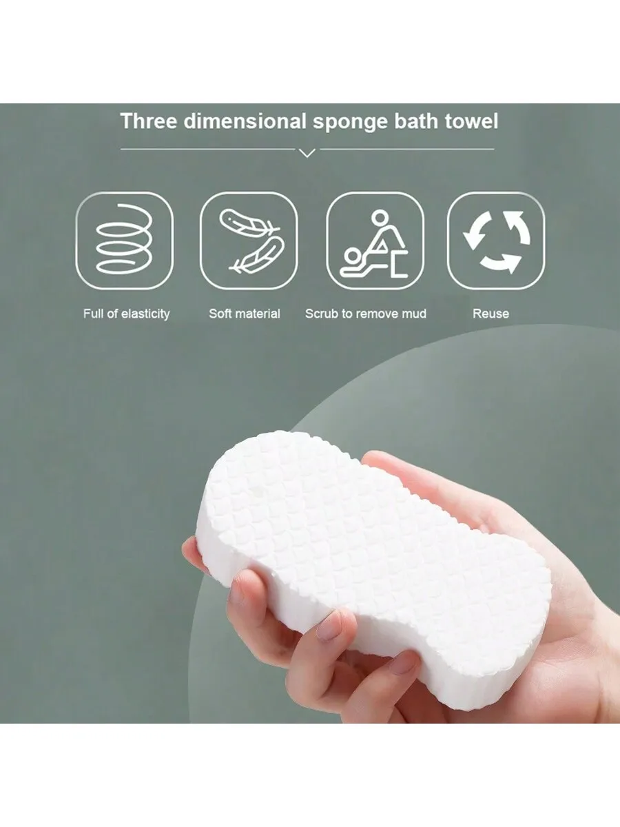 1Pc Cleaning Sponge Body Dead Skin Remover Exfoliating Massager Children Bath Sponge Cleansing Shower Brush Peeling Sponge