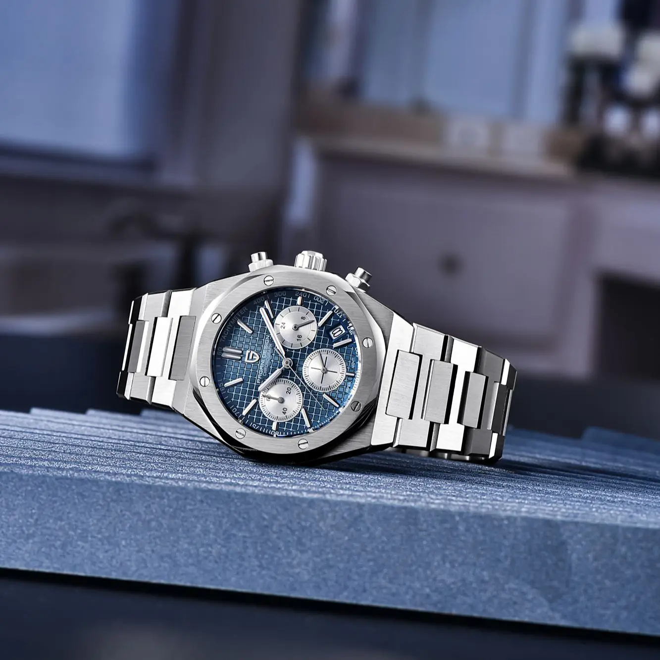 Pagani Design Watch Men's Quartz Watches Luxury Watch Vk63 Sapphire Stainless Steel Chronograph Watch For Men Reloj Hombre, Alina Gadgets
