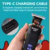 Kemei-5090 Hair Trimmers with Digital Display, Professional Barber Pusher for Men, Random Graffiti Pattern Hair Clipper Electric 6