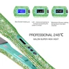 Rhinestone Flat Iron Titanium Hair Straightener Dual Voltage Iron Professional Hair Tools LCD Display 2 Inch Plate Irons 4