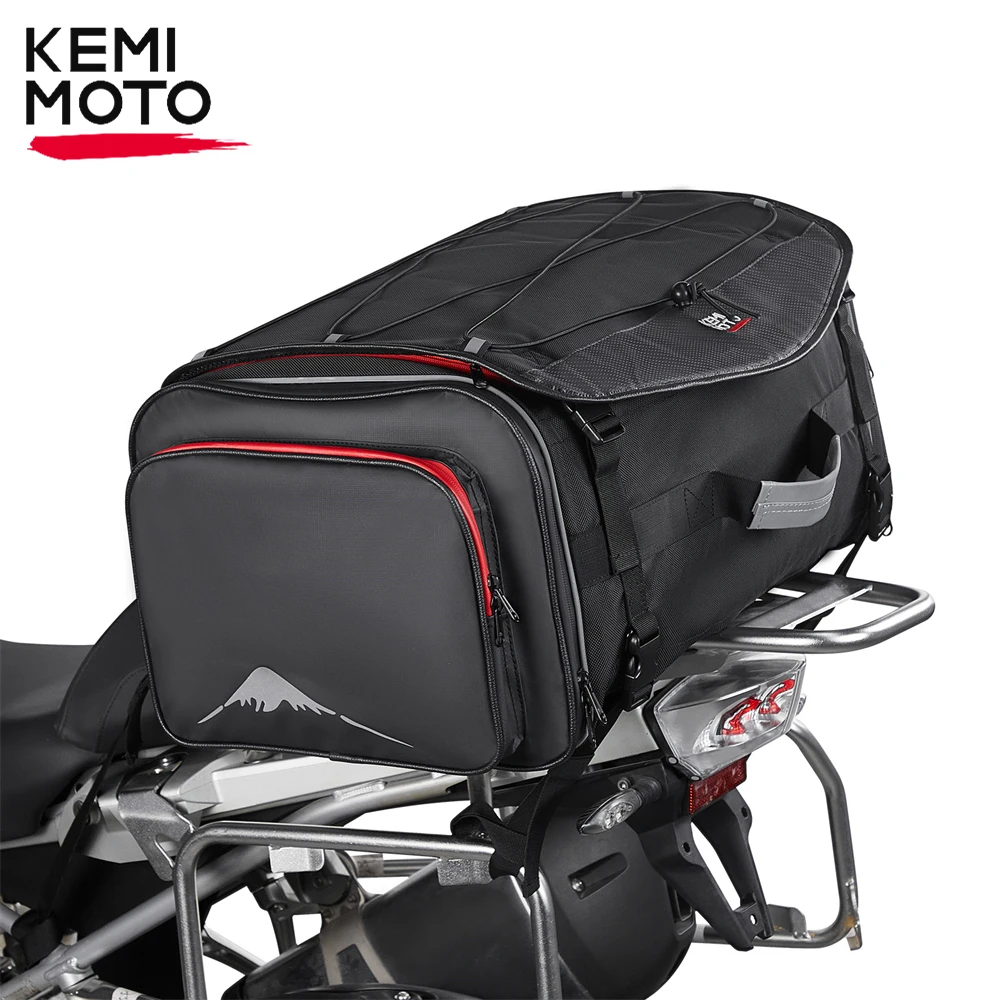 

KEMIMOTO Motorcycle Tail Bag Universal Rack Back Seat Bag Luggage Bag Tailbag For BMW R1250GS R1200GS R 1200 GS LC Adventure