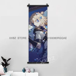 Genshin Impact Anime Artwork: Diluc Character Canvas Wall Art Decor - 30x90cm(12x36inch) (Ys10 - 3)