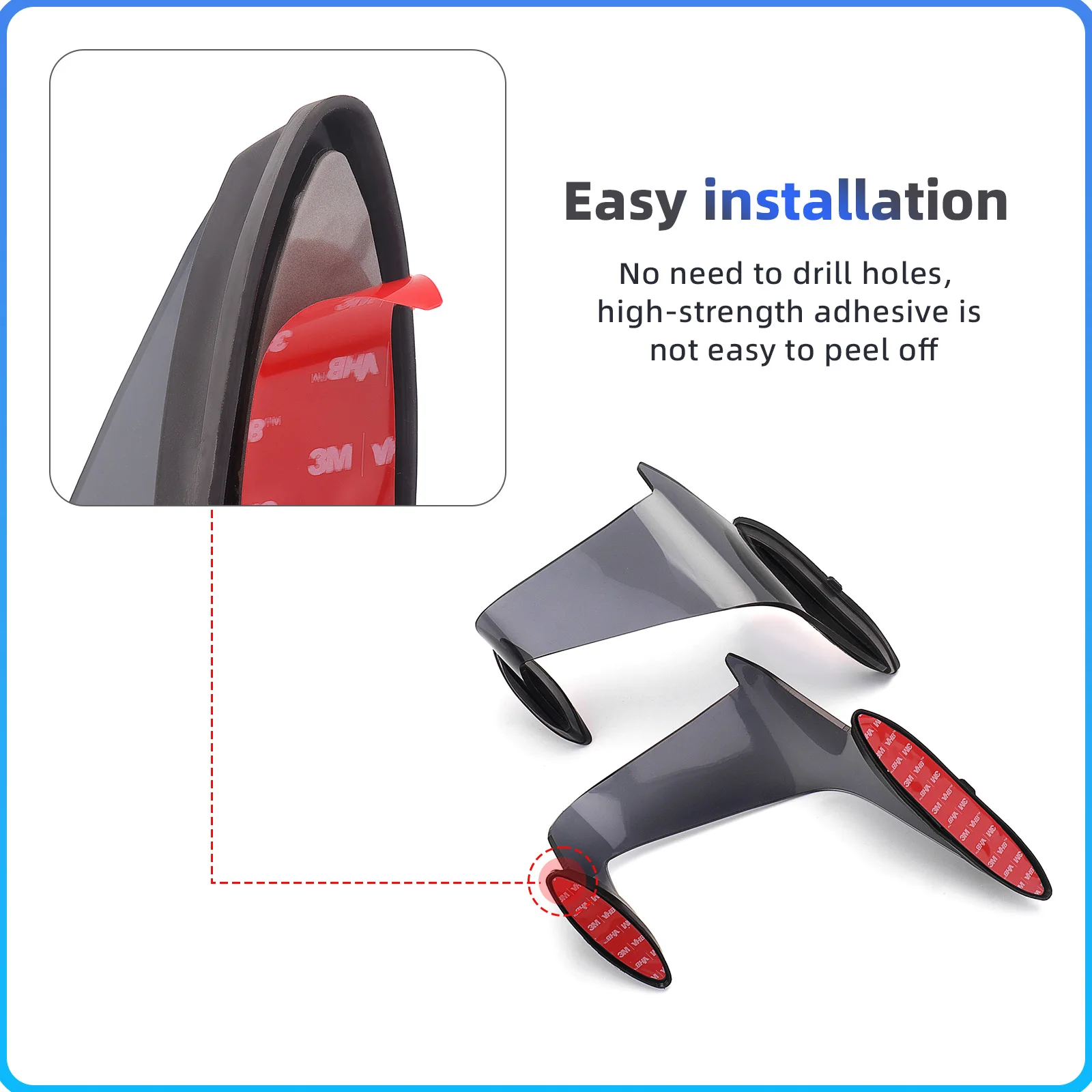 fixed Wind Wing for KAWASAKI ZX10R ZX-10R 2021-2025 Motorcycle