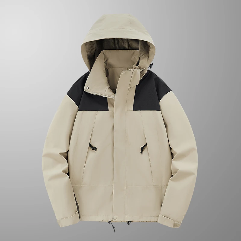 High Quality Unisex Camping Clothes Hiking Jacket Waterproof Thin Safari Windproof-23657#